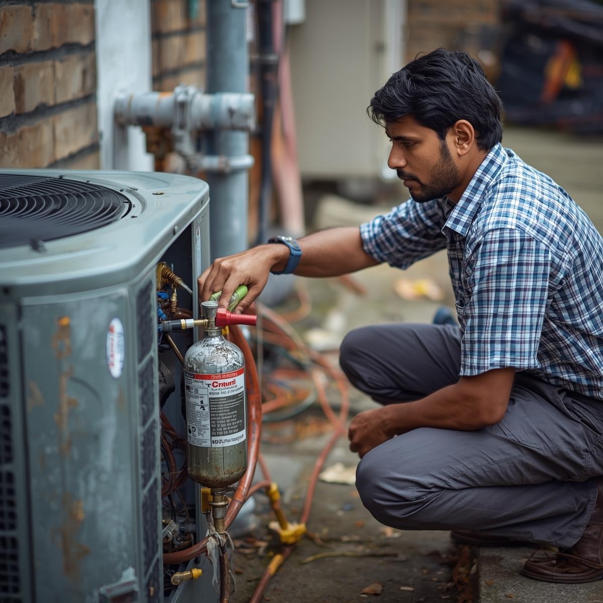 Ac Gas Refilling